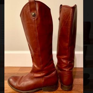 Frye Melissa Cognac boots Size 8.5